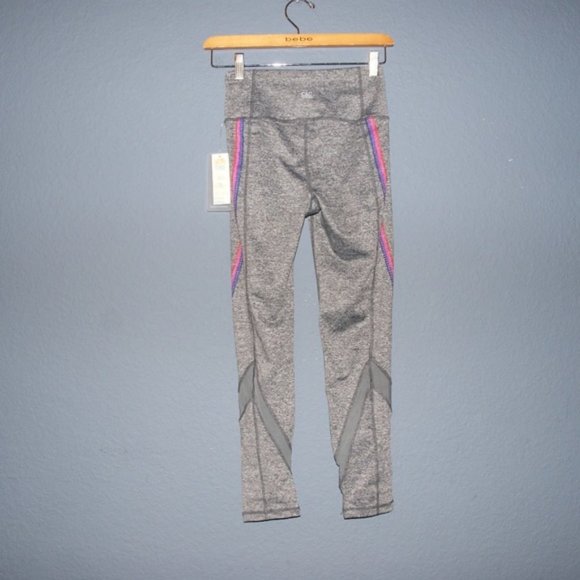 New C&C California Dotted Mesh Stripe Leggings NWT - Picture 4 of 8